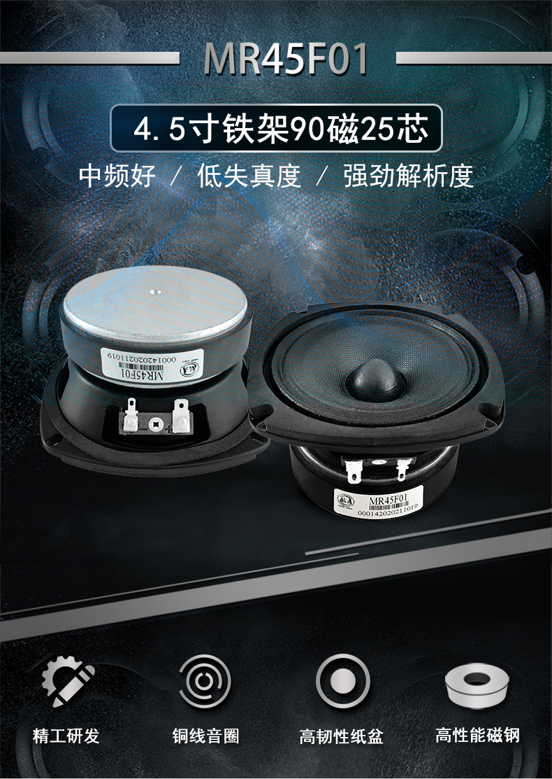 4.5寸喇叭