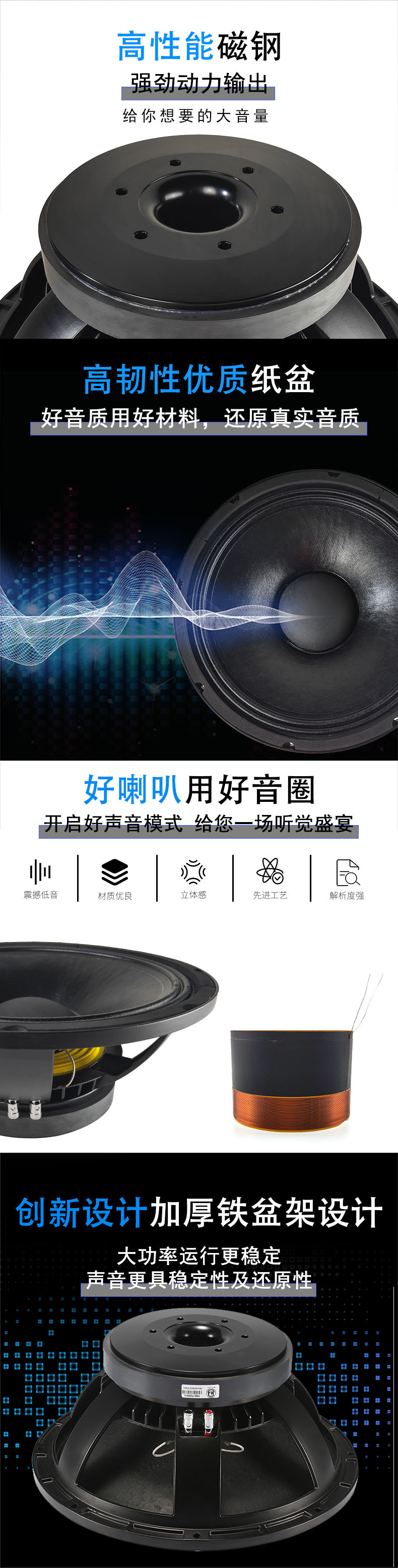 15寸音響喇叭