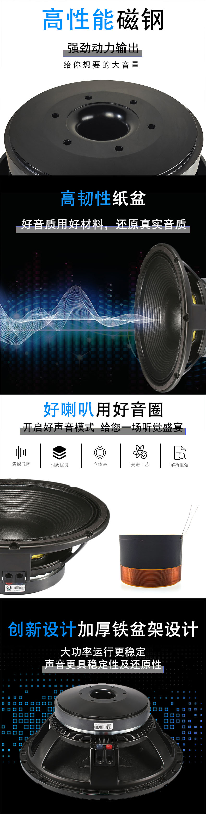 15寸低音喇叭（bā）