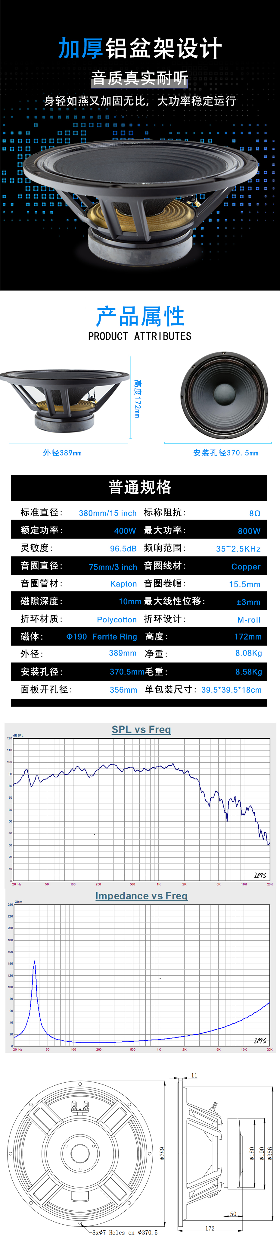 MR15H88A會議視頻高（gāo）音喇叭詳情圖