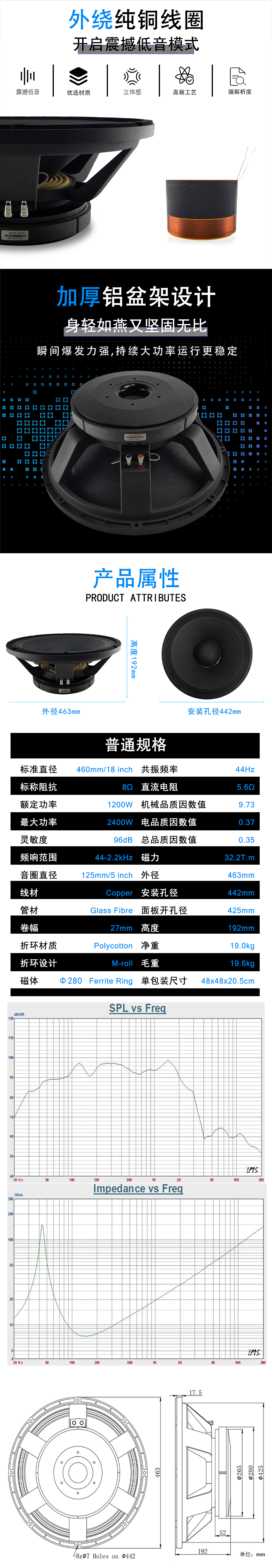 MR280-1KTV21寸高音喇叭詳情圖1
