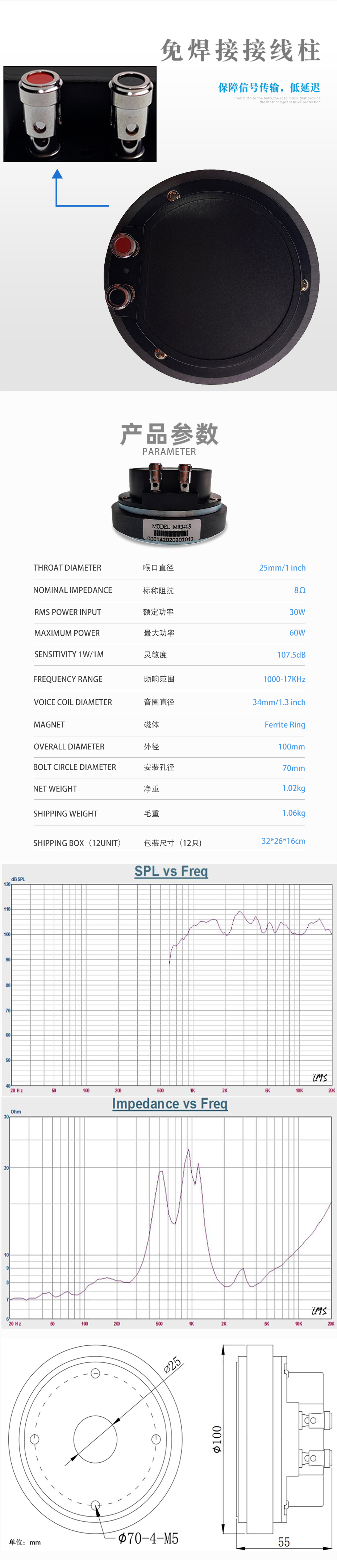 MR340S影K高音喇叭詳情圖1