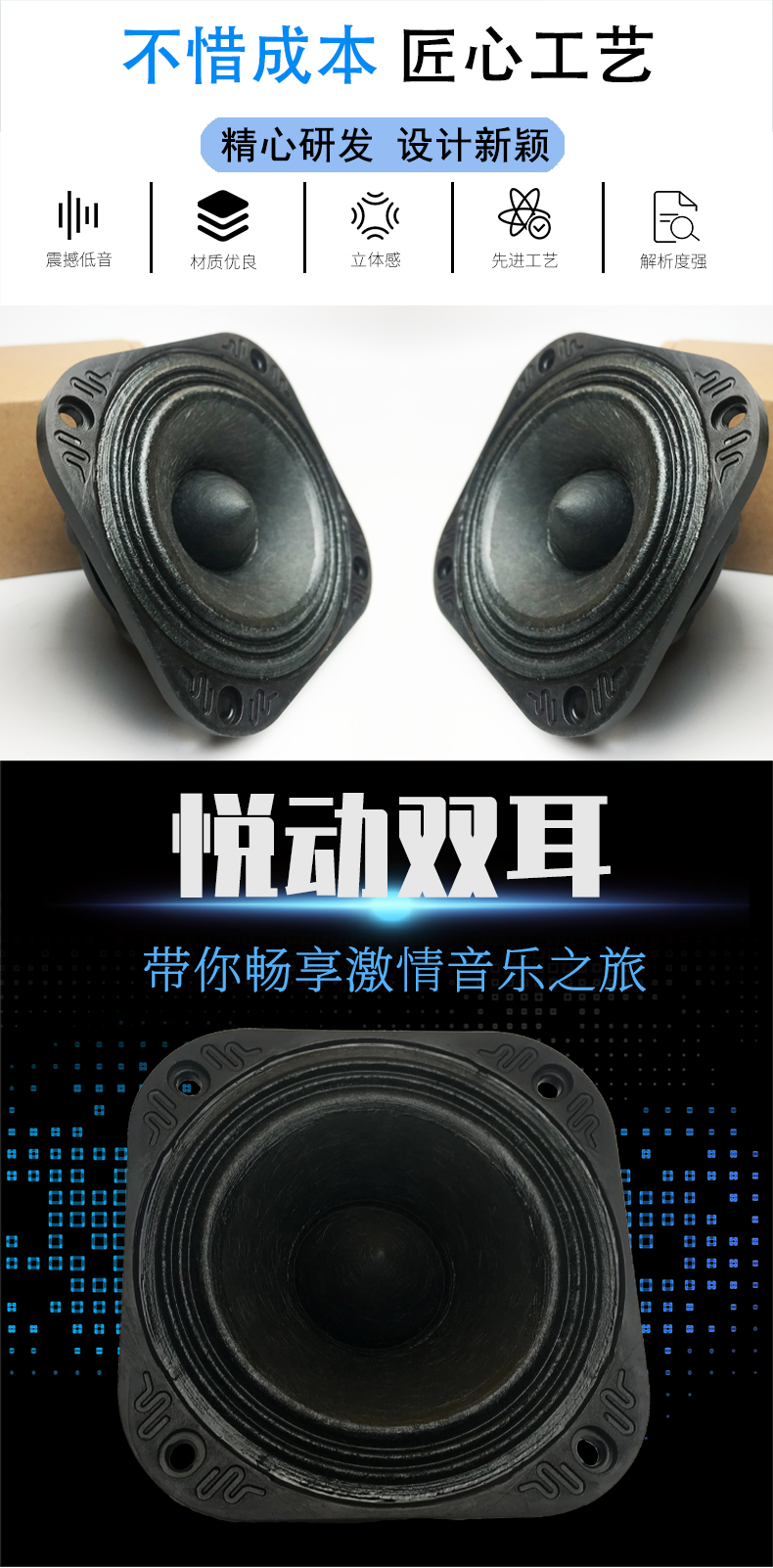 3.5寸揚聲器喇叭