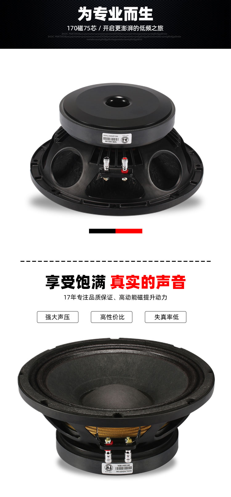 10寸音響喇（lǎ）叭