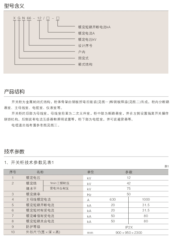 00028XGN66-12型鎧裝固定式交（jiāo）流金屬封閉開關（guān）設備D.jpg